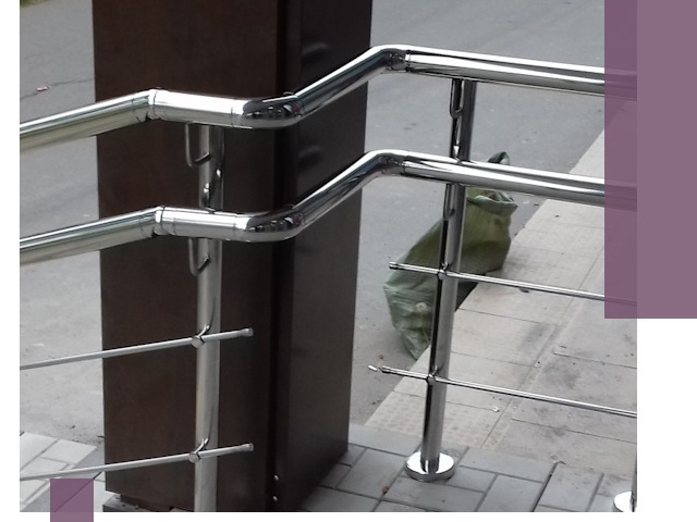 Монтаж поручней из нержавеющей стали в Губкине качественно и быстро